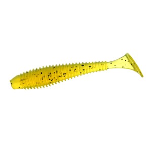 FLAGMAN Виброхвост Mystic Fish Fat 2" #112 Chartreuse 5см 10шт