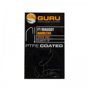 GURU Крючок F1 Maggot Hook №16 без бородки