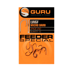 Крючок Guru LWGF Feeder Special Barbed №18 с микробородкой (Уценка)