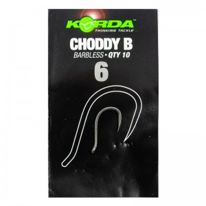 Крючок Korda Choddy Barbless №6 безбородый