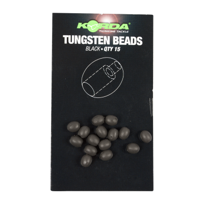 KORDA Бусина огруженная Tungsten Oval Beads