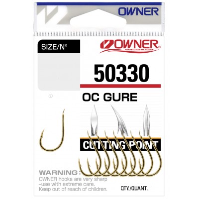 OWNER Крючок Cut Gure gold №4/0 5шт