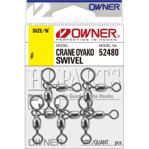 OWNER Вертлюг тройник Crane Oyako Swivel №1/0х1 4шт Фурнитура OWNER