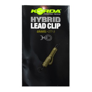 Безопасная клипса с кольцом Korda Hybrid Lead Clips Silt