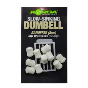 Имитационная приманка Korda Dumbell Slow Sinking Banoffee 8 mm