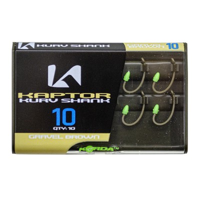 Крючок Korda Kaptor Kurv Shank Gravel №10