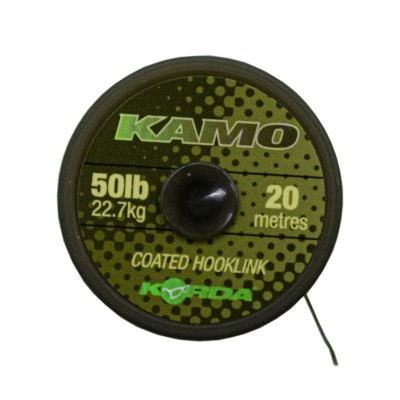 Поводковый материал Korda Kamo Coated Hooklink 50lb 20м