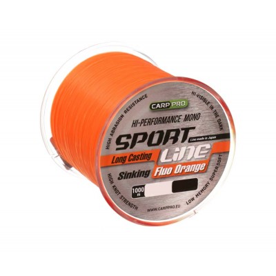 Леска Carp Pro Sport Line Fluo Orange 1000м 0.235мм