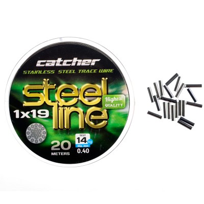 Поводковый материал Catcher Stainless steel 1x19 (0.33mm)