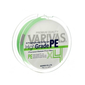 VARIVAS Шнур High Grade PE X4 Flash Green 150м #0,8