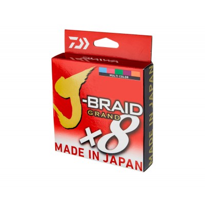 DAIWA Шнур J-Braid Grand x8 150м Multicolor 0,13мм 8,5кг