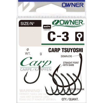 OWNER Крючок Carp Tsuyosni BC №1 5шт