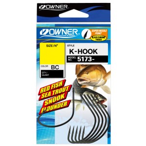 OWNER Крючок K-Hook BC №1 6шт Крючок USA модели OWNER