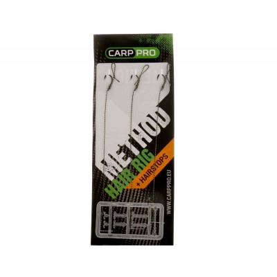 Готовые поводки Carp Pro Method Hair Rig Hooklink 10LB №12