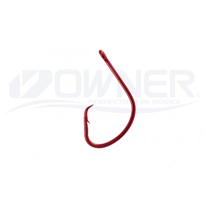 OWNER Крючок Mutu Light red №3/0 5шт