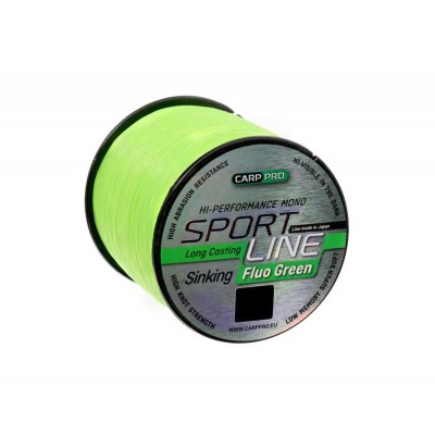 Леска Carp Pro Sport Line Neo Green 1000м 0.22мм