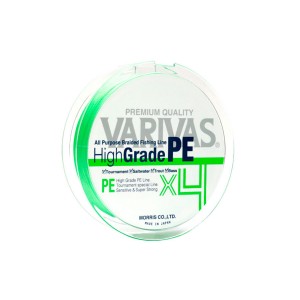 VARIVAS Шнур High Grade PE X4 Flash Green 150м #1,2