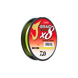 DAIWA Шнур J-Braid Grand x8 135м Yellow 0,16мм 10кг