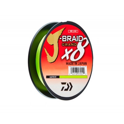 DAIWA Шнур J-Braid Grand x8 270м Сhartreuse 0,28мм