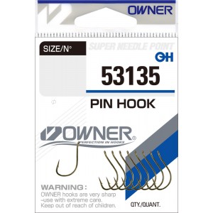 OWNER Крючок Pin Hook gold №6 8шт