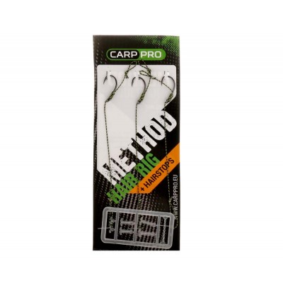 Готовые поводки Carp Pro Method Hair Rig Hooklink 25LB №6