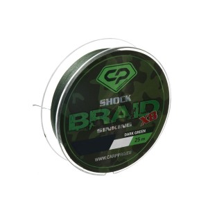 Шок-лидер Carp Pro Shock Braid PE X8 0.16мм 50м Dark Green