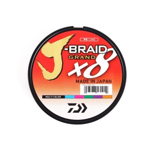 DAIWA Шнур J-Braid Grand x8 150м Multicolor 0,18мм 12,5кг