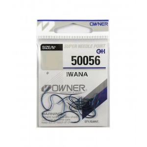 OWNER Крючок Iwana blue №10 16шт