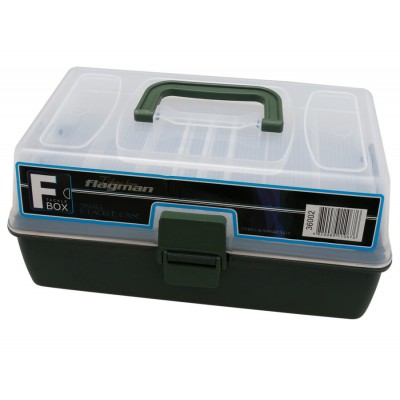 Ящик Flagman пластиковый 2-х полочный серый