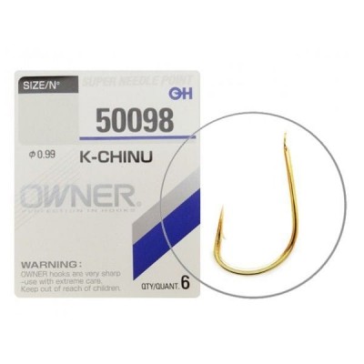 OWNER Крючок K-Chinu gold №2 8шт