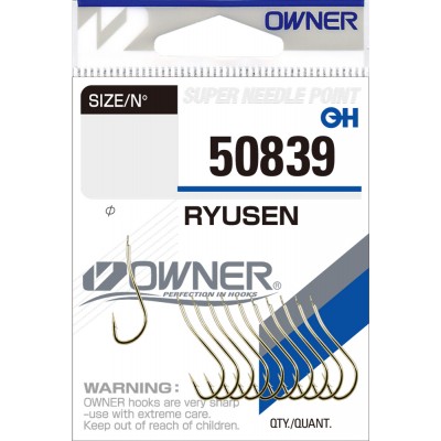 OWNER Крючок Ryusen gold №5 9шт