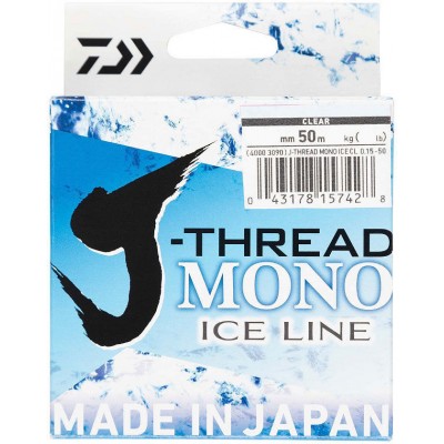 DAIWA Леска зимняя J-Thread mono Ice Line 50м 0,13мм