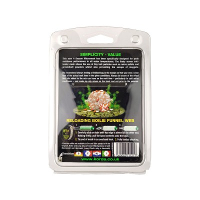 KORDA Сетка PVA запасная Boilie Funnel Web Micromesh 20м