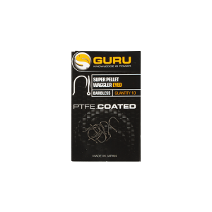 GURU Крючок Super Pellet Waggler Eyed №20 без бородки