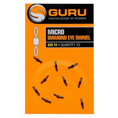 GURU Вертлюг Micro Diamond Eye Swivel GURU Вертлюг Micro Diamond Eye Swivel