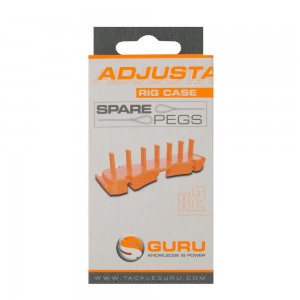 GURU Поводочница Adjustable Rig Case Spare Peg Orange