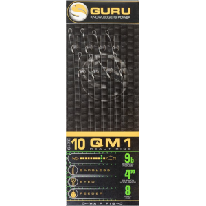 GURU Поводок готовый SMWG Standard Hair 4" №10 0,22мм