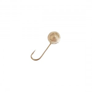 DS FISHING Мормышка свинцовая шар с отверстием 0,42г серебро