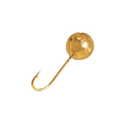 DS FISHING Мормышка свинцовая шар с отверстием 1,35г золото