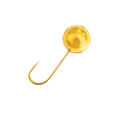 DS FISHING Мормышка свинцовая шар с отверстием 2,95г золото