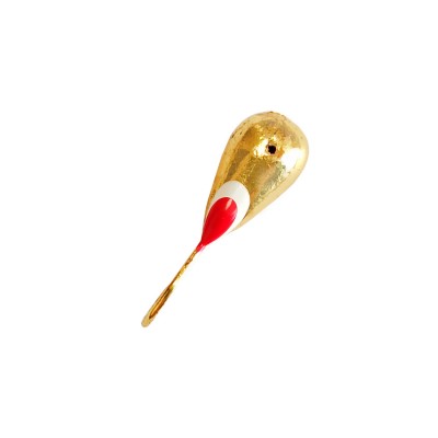 DS FISHING Мормышка свинцовая капля удлиненная 1,37г золото
