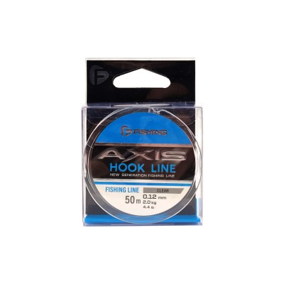F-FISHING Леска Axis Hook Line Clear 50м 0,12мм 2кг/4,4lb F-FISHING Леска Axis Hook Line Clear 50м 0,12мм 2кг/4,4lb