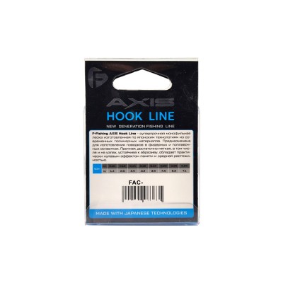F-FISHING Леска Axis Hook Line Clear 50м 0,14мм 2,6кг/5,7lb