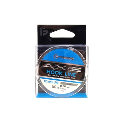 F-FISHING Леска Axis Hook Line Clear 50м 0,16мм 3,5кг/7,7lb