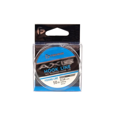 F-FISHING Леска Axis Hook Line Clear 50м 0,18мм 4,5кг/9,9lb