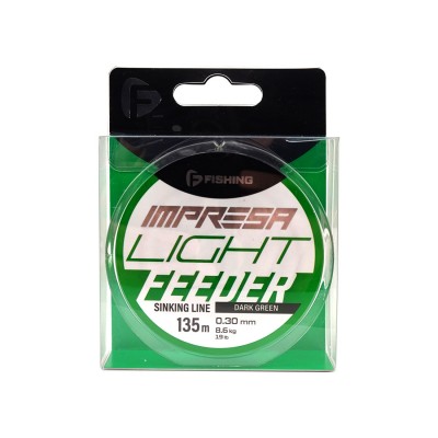 F-FISHING Леска Impresa Light Feeder Dark Green 135м 0,30мм 8,6кг/19lb F-FISHING Леска Impresa Light Feeder Dark Green 135м 0,30мм 8,6кг/19lb