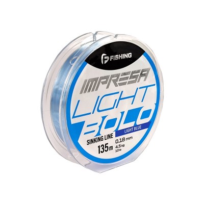 F-FISHING Леска Impresa Light Bolo Light Blue 135м 0,18мм 4,5кг/10lb F-FISHING Леска Impresa Light Bolo Light Blue 135м 0,18мм 4,5кг/10lb