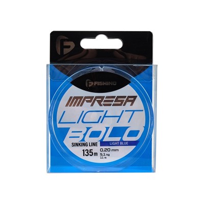 F-FISHING Леска Impresa Light Bolo Light Blue 135м 0,20мм 5,1кг/11lb F-FISHING Леска Impresa Light Bolo Light Blue 135м 0,20мм 5,1кг/11lb