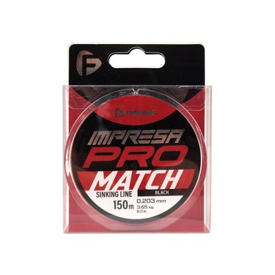 F-FISHING Леска Impresa Pro Match Black 150м 0,203мм 3,65кг/8lb F-FISHING Леска Impresa Pro Match Black 150м 0,203мм 3,65кг/8lb