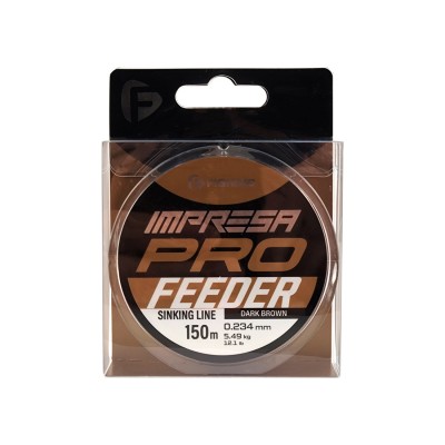 F-FISHING Леска Impresa Pro Feeder Dark Brown 150м 0,234мм 5,49кг/12,1lb F-FISHING Леска Impresa Pro Feeder Dark Brown 150м 0,234мм 5,49кг/12,1lb